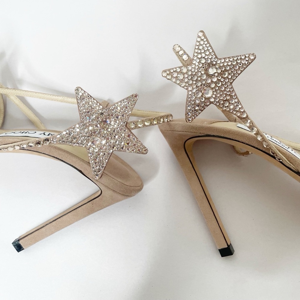 Jimmy Coo Lynn Crystal Stars Heel - Picture 11 of 11